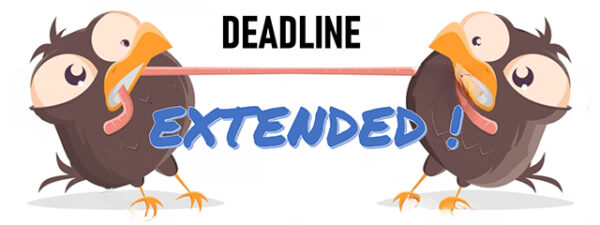 Deadline for submissions extended to 12 April